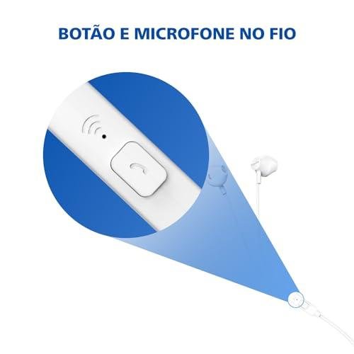         Fone de Ouvido Philips com Microfone - Branco       