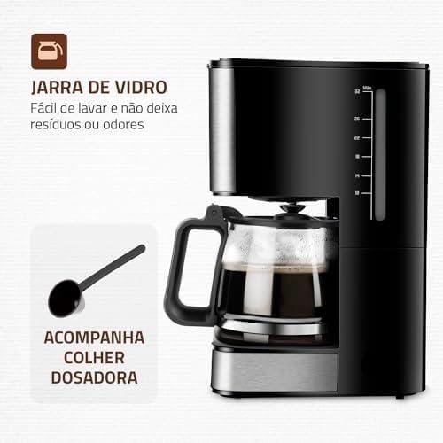 Cafeteira Elétrica Dolce Arome Digital, Mondial, 220V, 800W, Preto/Inox - C-44-32X-SDI Cafeteira Elétrica Dolce Arome Digital, Mondial, 220V, 800W, Preto/Inox - C-44-32X-SDI
