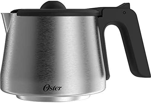 Cafeteira Oster com Jarra Inox, 1,2L, Preta/Inox, 220V, 750W, OCAF650 Cafeteira Oster com Jarra Inox, 1,2L, Preta/Inox, 220V, 750W, OCAF650