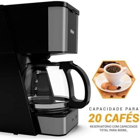 Cafeteira Philco PCF20A 720ml 20 Cafezinhos 650W 127V Cafeteira Philco PCF20A 720ml 20 Cafezinhos 650W 127V