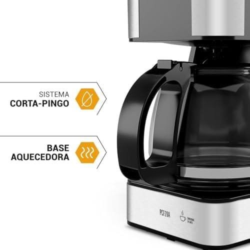 Cafeteira Philco PCF20A 720ml 20 Cafezinhos 650W 127V Cafeteira Philco PCF20A 720ml 20 Cafezinhos 650W 127V