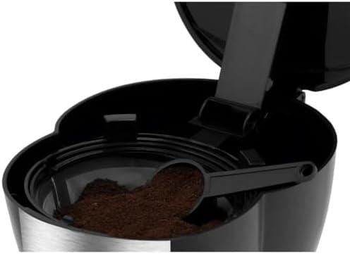 Cafeteira Britânia BCF19 Inox 18 Cafezinhos Jarra de Vidro 550W 220V Cafeteira Britânia BCF19 Inox 18 Cafezinhos Jarra de Vidro 550W 220V