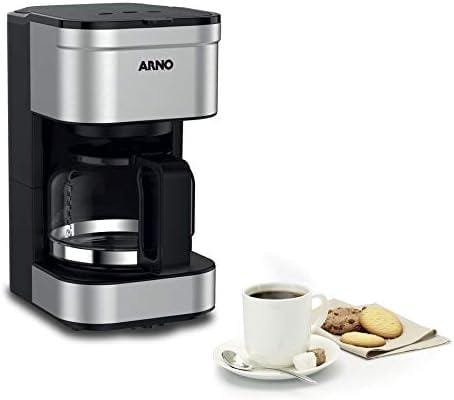 Cafeteira Elétrica Arno Preferita Inox 0,75L CFPF com Sistema Corta Pingos, Jarra de Vidro e Design Compacto, 110V Cafeteira Elétrica Arno Preferita Inox 0,75L CFPF com Sistema Corta Pingos, Jarra de Vidro e Design Compacto, 110V
