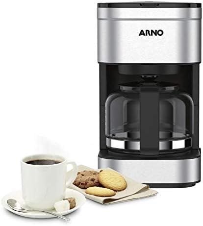 Cafeteira Elétrica Arno Preferita Inox 0,75L CFPF com Sistema Corta Pingos, Jarra de Vidro e Design Compacto, 110V Cafeteira Elétrica Arno Preferita Inox 0,75L CFPF com Sistema Corta Pingos, Jarra de Vidro e Design Compacto, 110V
