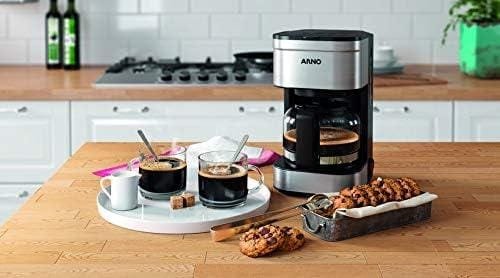 Cafeteira Elétrica Arno Preferita Inox 0,75L CFPF com Sistema Corta Pingos, Jarra de Vidro e Design Compacto, 110V Cafeteira Elétrica Arno Preferita Inox 0,75L CFPF com Sistema Corta Pingos, Jarra de Vidro e Design Compacto, 110V