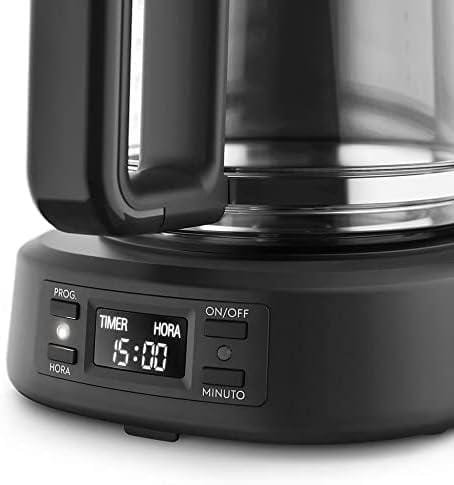 Cafeteira Elétrica Electrolux inox filtro permanente removivel capacidade 1,2L 30 xicaras função timer painel digital desligamento automatico ECM25 127v Cafeteira Elétrica Electrolux inox filtro permanente removivel capacidade 1,2L 30 xicaras função timer painel digital desligamento automatico ECM25 127v