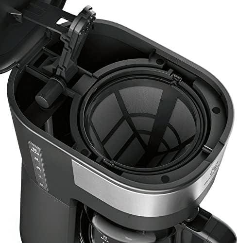 Cafeteira Elétrica Electrolux inox filtro permanente removivel capacidade 1,2L 30 xicaras função timer painel digital desligamento automatico ECM25 127v Cafeteira Elétrica Electrolux inox filtro permanente removivel capacidade 1,2L 30 xicaras função timer painel digital desligamento automatico ECM25 127v