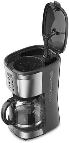 Cafeteira Elétrica Electrolux inox filtro permanente removivel capacidade 1,5L 38 xicaras função timer painel digital desligamento automatico ECM30 127v, cor aço escovado Cafeteira Elétrica Electrolux inox filtro permanente removivel capacidade 1,5L 38 xicaras função timer painel digital desligamento automatico ECM30 127v, cor aço escovado