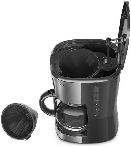Cafeteira Elétrica Electrolux inox filtro permanente removivel capacidade 1,5L 38 xicaras função timer painel digital desligamento automatico ECM30 127v, cor aço escovado Cafeteira Elétrica Electrolux inox filtro permanente removivel capacidade 1,5L 38 xicaras função timer painel digital desligamento automatico ECM30 127v, cor aço escovado