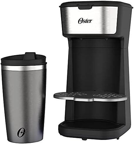 Oster Cafeteira 2Day Inox 2 em 1 com Copo Térmico, 220V, Preto/Inox, 600W, OCAF200 Oster Cafeteira 2Day Inox 2 em 1 com Copo Térmico, 220V, Preto/Inox, 600W, OCAF200