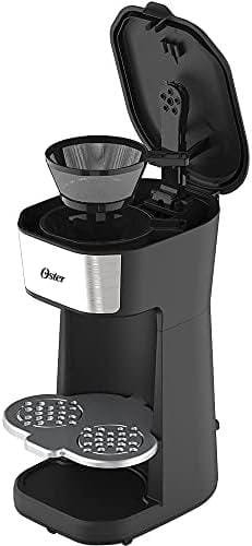 Oster Cafeteira 2Day Inox 2 em 1 com Copo Térmico, 220V, Preto/Inox, 600W, OCAF200 Oster Cafeteira 2Day Inox 2 em 1 com Copo Térmico, 220V, Preto/Inox, 600W, OCAF200