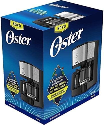 Oster Cafeteira Oster Inox Compacta 0,75L, OCAF300, 220V Oster Cafeteira Oster Inox Compacta 0,75L, OCAF300, 220V